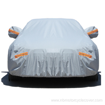 Outdoor SUV cover silver aluminum film car cover